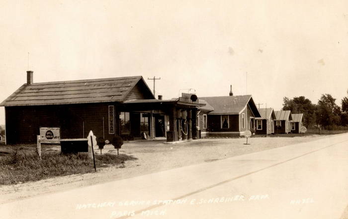Paris Fish Hatchery - Old Postcard View (newer photo)